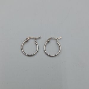 Small Sterling Silver Hoop Earrings